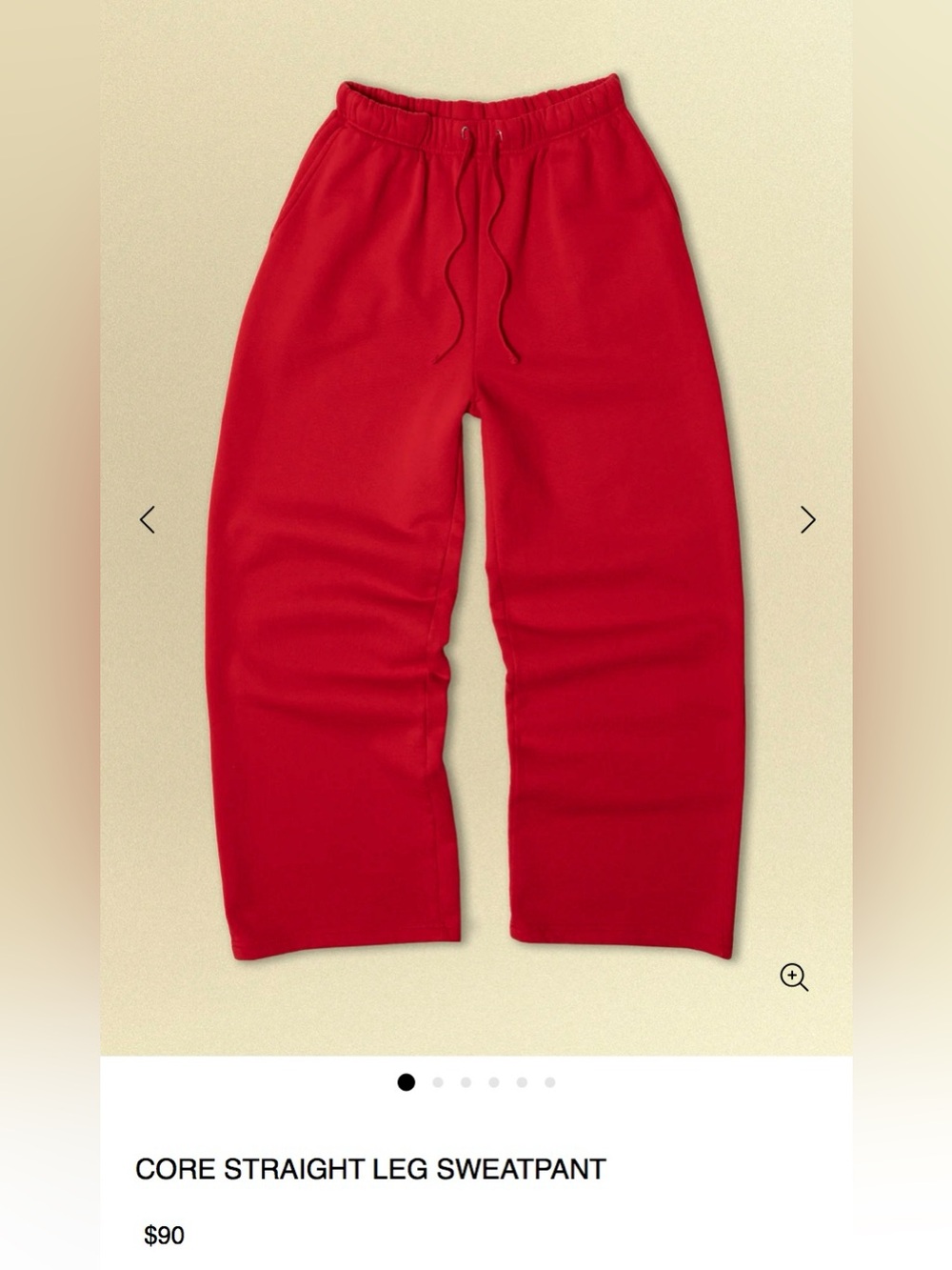 Elwood Clothing Vintage Cherry Core Straight Leg Sweatpants